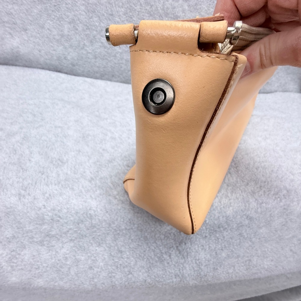 Lamarthe Shoulder Bag Womens Small Tan Leather Baguette Vintage - Picture 13 of 16